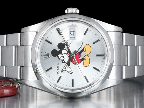 rolex oyster mickey mouse|rolex mickey mouse for sale.